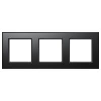 eQ-3 Glasrahmen 3-fach schwarz HmIP-GF3-A