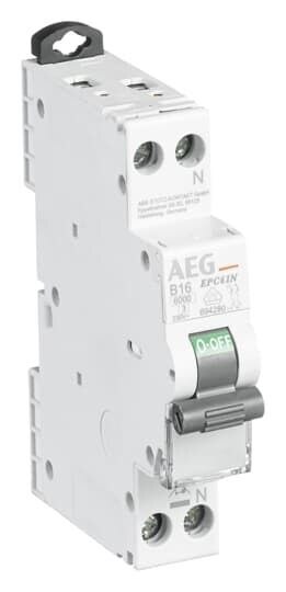 AEG AEG/ABB Leitungsschutzschalter AC C 13A 1+N 230V 6kA 1TE EPC61N C13