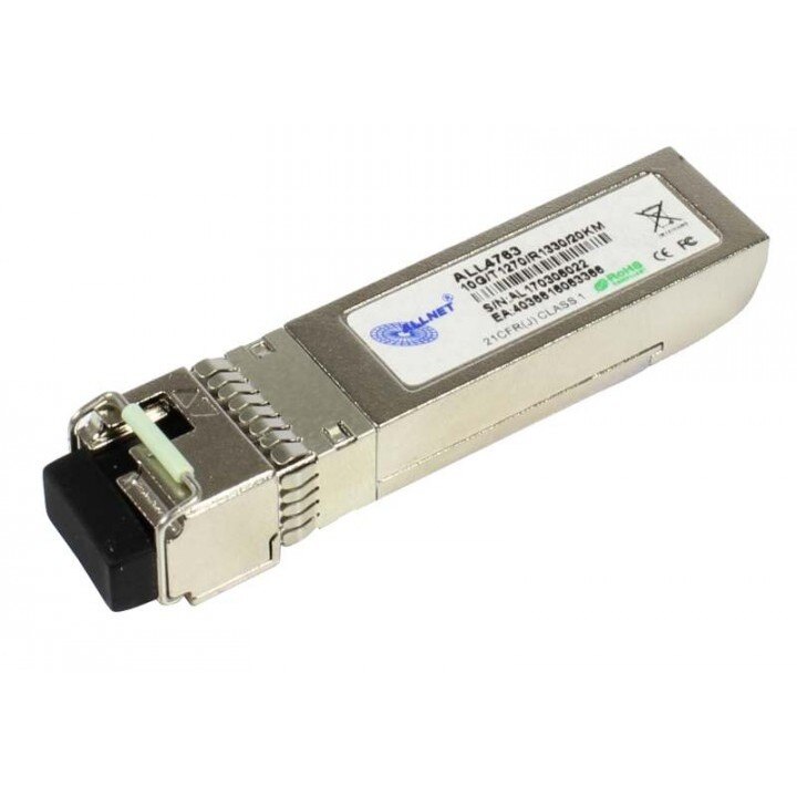 Allnet ALLNET Switch Modul ALL4763 SFP+(Mini-GBIC), 10Gbit, B(Bidi)A/LC, Tx1270nm/Rx1330nm, 9u, 20Km,