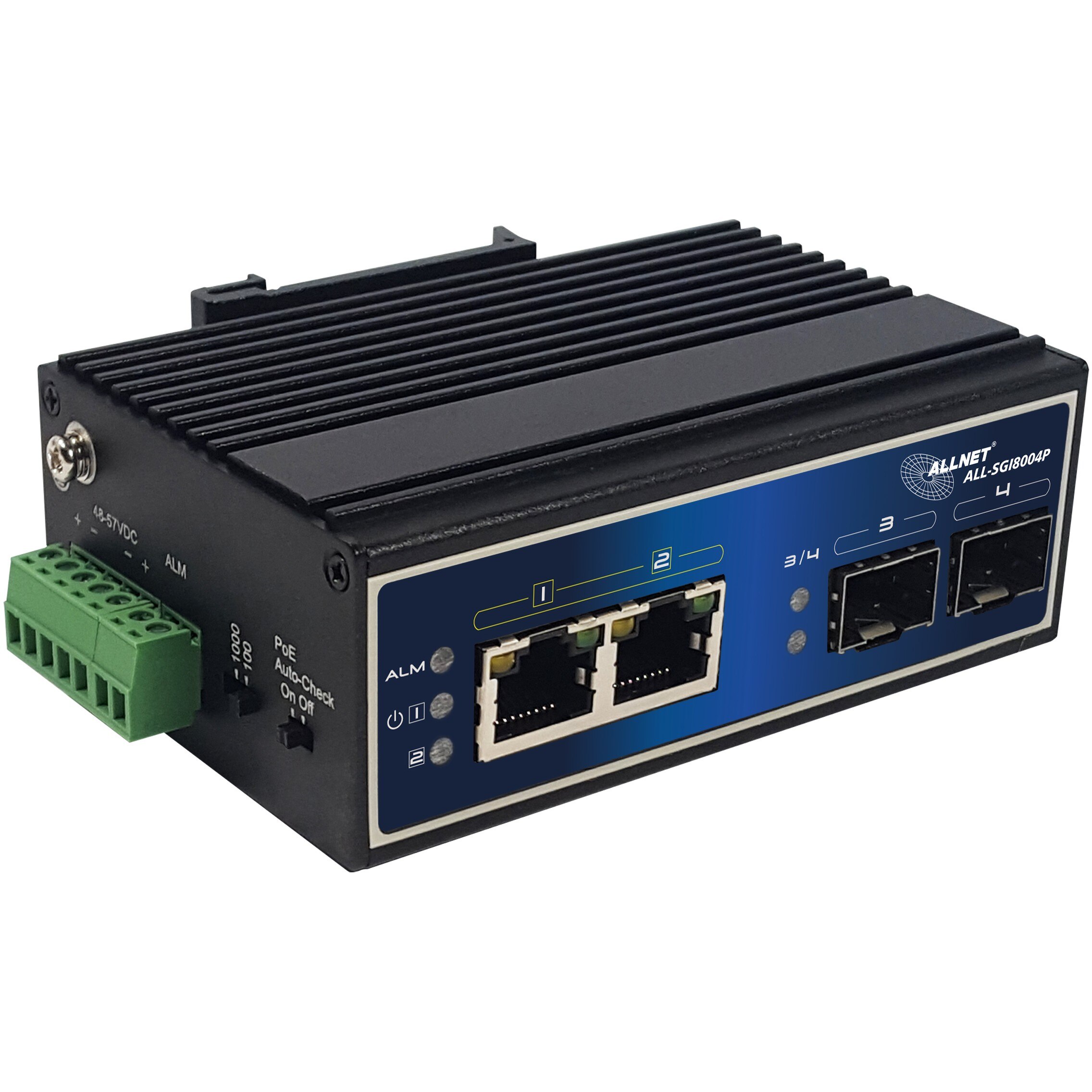 Allnet 4+2P ALLNET ALL-SGI8004P POE industrial