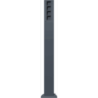 GIRA 135428 Steckdosensäule Metall an Gira Energiesäule 4dos