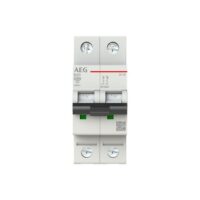 AEG Leitungsschutzschalter AC B 20A 2-polig EN102B20 400V 2TE 50-60Hz IP20