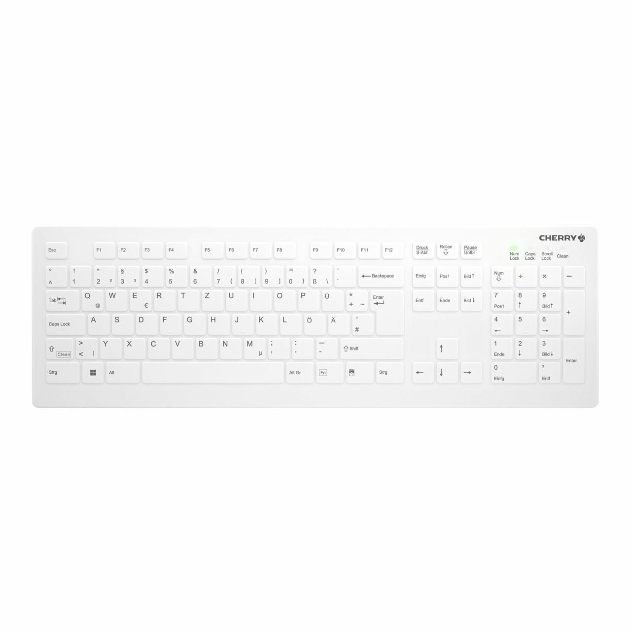 Cherry Cherry Keyboard AK-C8112 Medical wireless sealed [DE] white IP68 kabellos. vollversiegelt. IP68