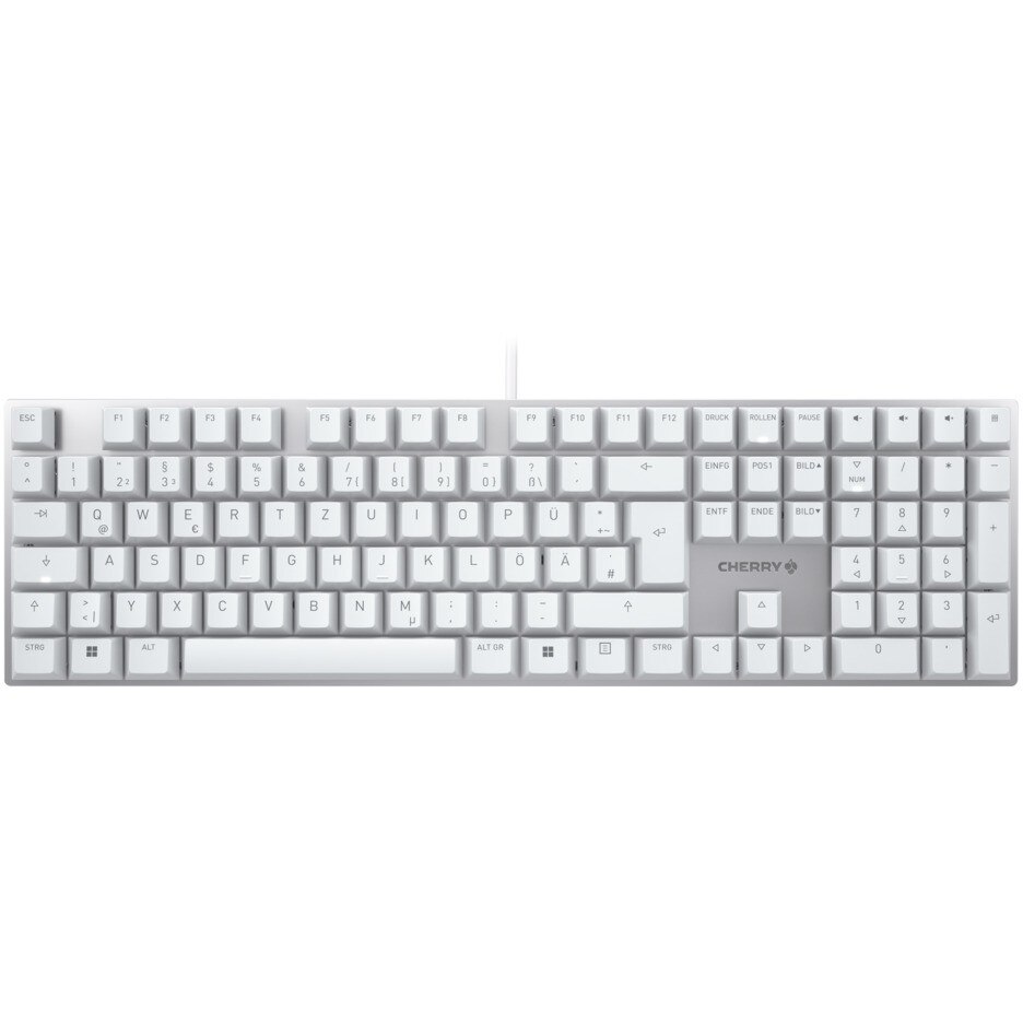 Cherry Cherry Keyboard KC 200 MX MX2A BROWN [DE] white/silver MX2A BROWN Switch