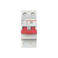 AEG Hauptschalter 80A 2-polig IP20 Wart/Rep ESD2080 Einb