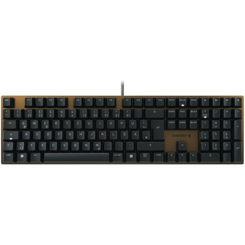 Cherry Cherry Keyboard KC 200 MX MX2A BROWN [DE] black/bronze MX2A BROWN Switch