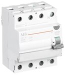 AEG/ABB FI-Schutzschalter A 4-polig 400V 25A 0,03A 4TE Reiheneinbaugerät FP A 4 25/030