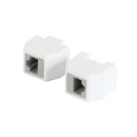 ALLNET TP-TP Kupplung CAT6A Buchse 1:1 8-pol. RJ45 magnetische Sicherungskupplung 50er Bulk Set Abwurfbuchse PoE fähig bis...
