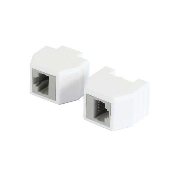 ALLNET TP-TP Kupplung CAT6A Buchse 1:1 8-pol. RJ45 magnetische Sicherungskupplung 50er Bulk Set Abwurfbuchse PoE fähig bis...