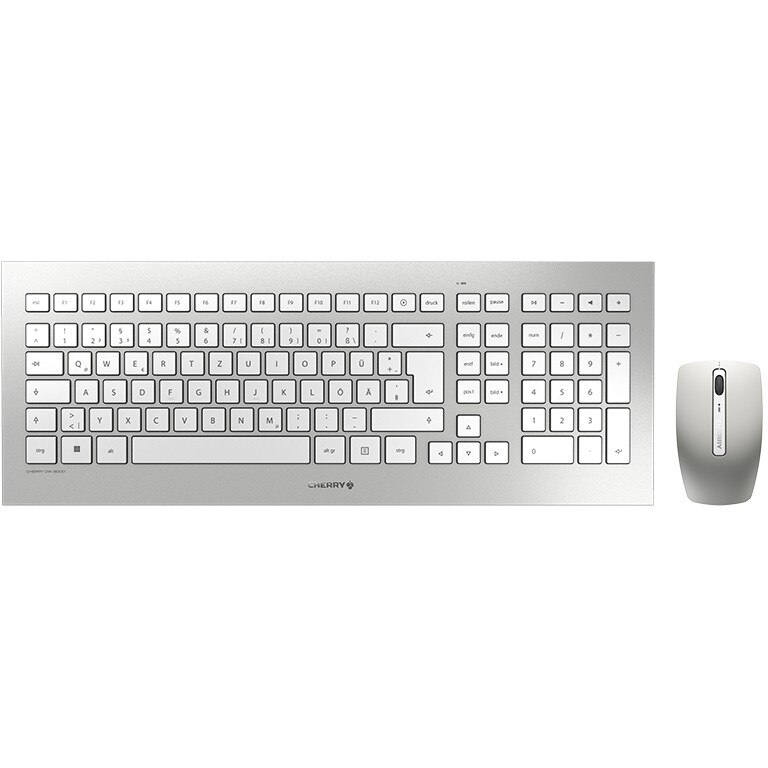 Cherry Cherry DW 8000 RF Wireless Silber Tastatur white QWERTZ DE