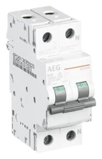 AEG/ABB Leitungsschutzschalter AC B 20A 2-polig 400V 10kA 2TE EP102 B20