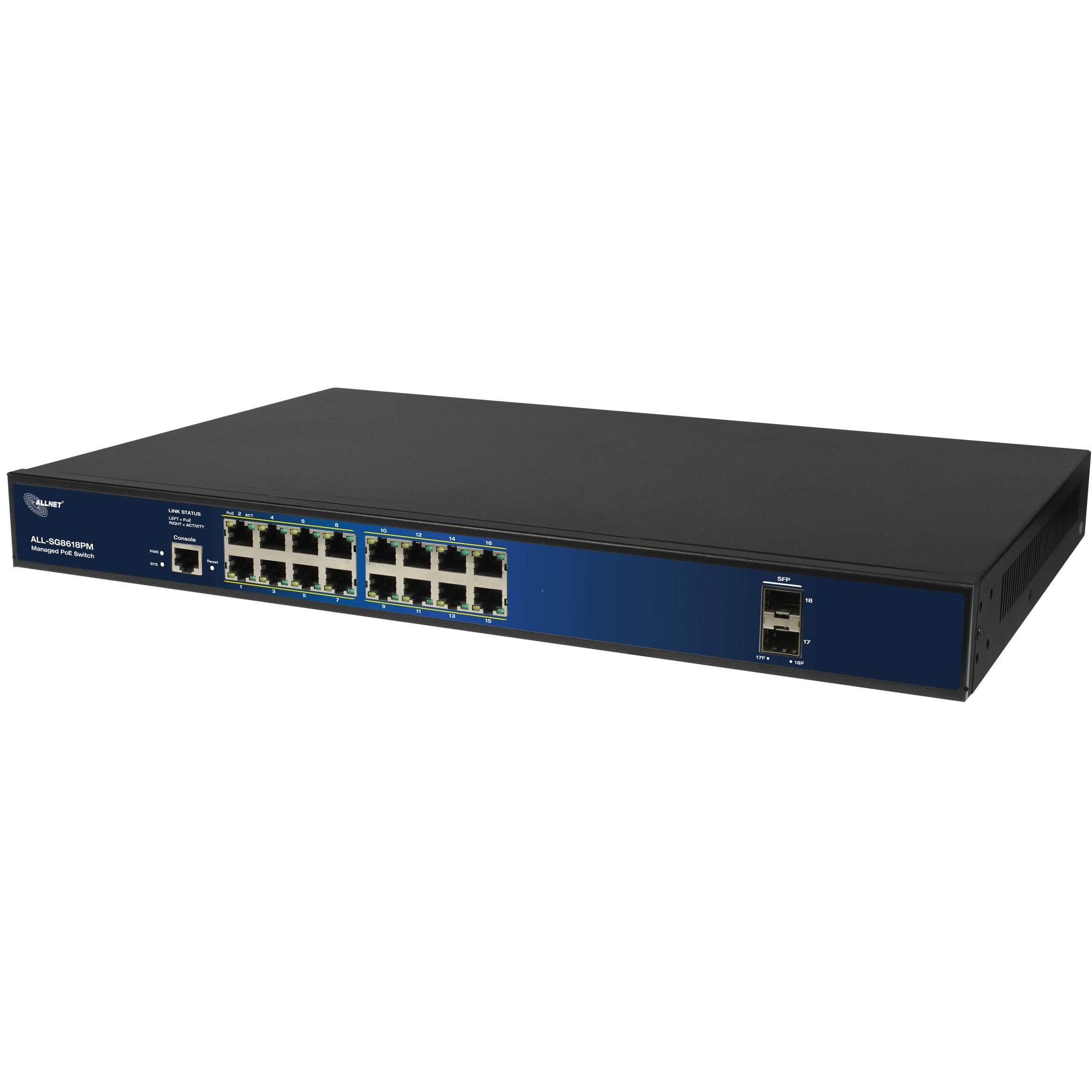 Allnet 16+2P Allnet ALL-SG8618PM POE M