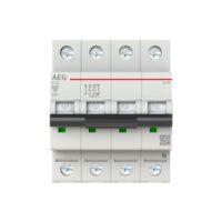 AEG Leitungsschutzschalter AC C 10A 2+N EN63NC13 400V 4TE 50-60Hz IP20