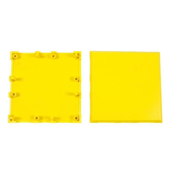 Allnet ALLNET BrickRknowledge Kunststoffschale 2x2 gelb oben und unten 10er Pack