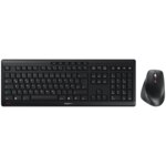 Cherry Desktop STREAM COMFORT Wireless [DE] black Mouse+Keyboard. Fullsize. Silent