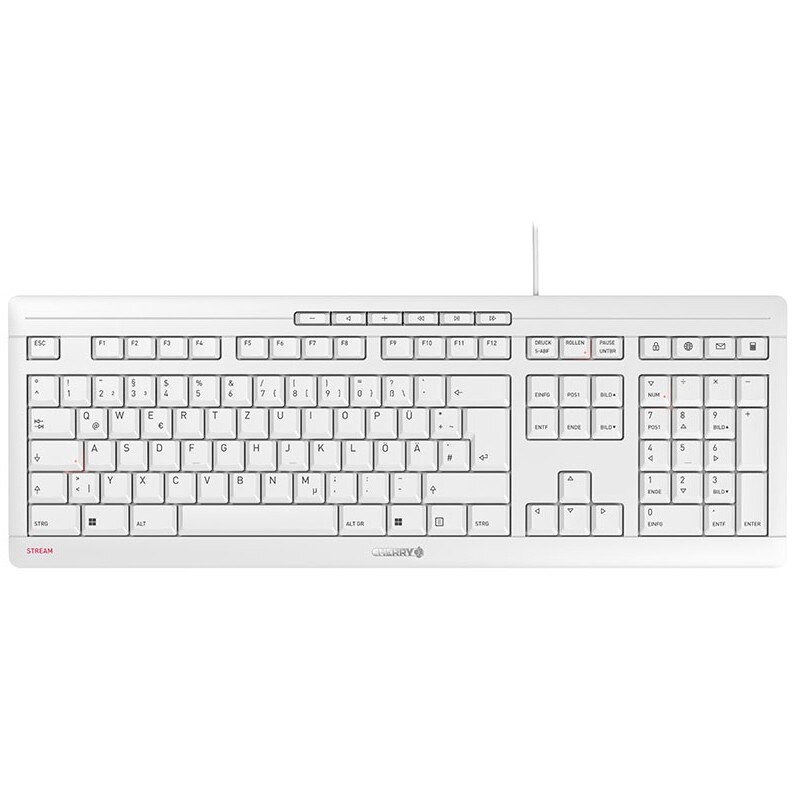 Cherry Cherry STREAM JK-8500 USB white QWERTZ DE