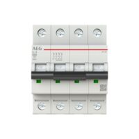 AEG Leitungsschutzschalter AC C 4A 4-polig EN104C04 400V 4TE 50-60Hz IP20