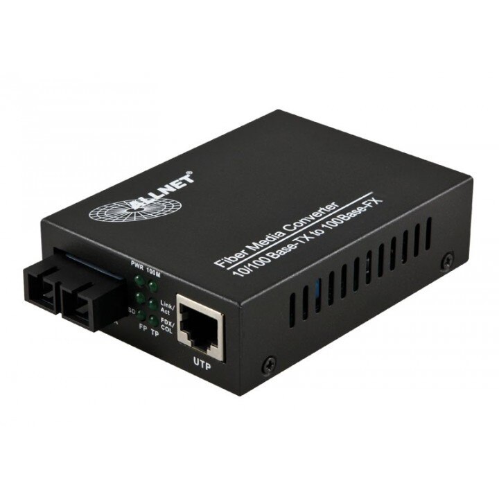 Allnet Z ALLNET Medienkonverter 10/100BASE-TX auf 100BASE-FX Singlemode SC Anschluss 20km ALL-MC106-SC-SM