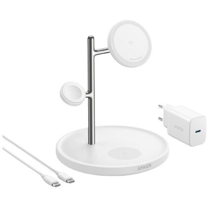 Anker Anker MagGo Wireless Charging Station 3-in-1 faltbar white