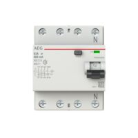 AEG FI-Schutzschalter A 4-polig 440V 63A 0,5A FN463/AS500 sel 4TE Reiheneinbaugerät