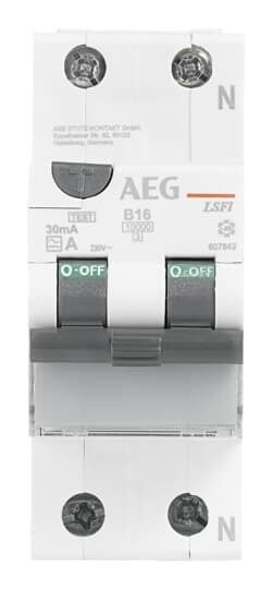 AEG AEG/ABB FI/LS-Schutzschalter 1-polig+N C13 0,03A 230V A 2TE 1-polig LSFI C13/030