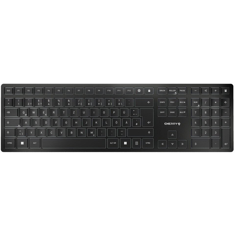 Cherry Cherry KW 9100 SLIM - Tastatur wireless black QWERTZ DE