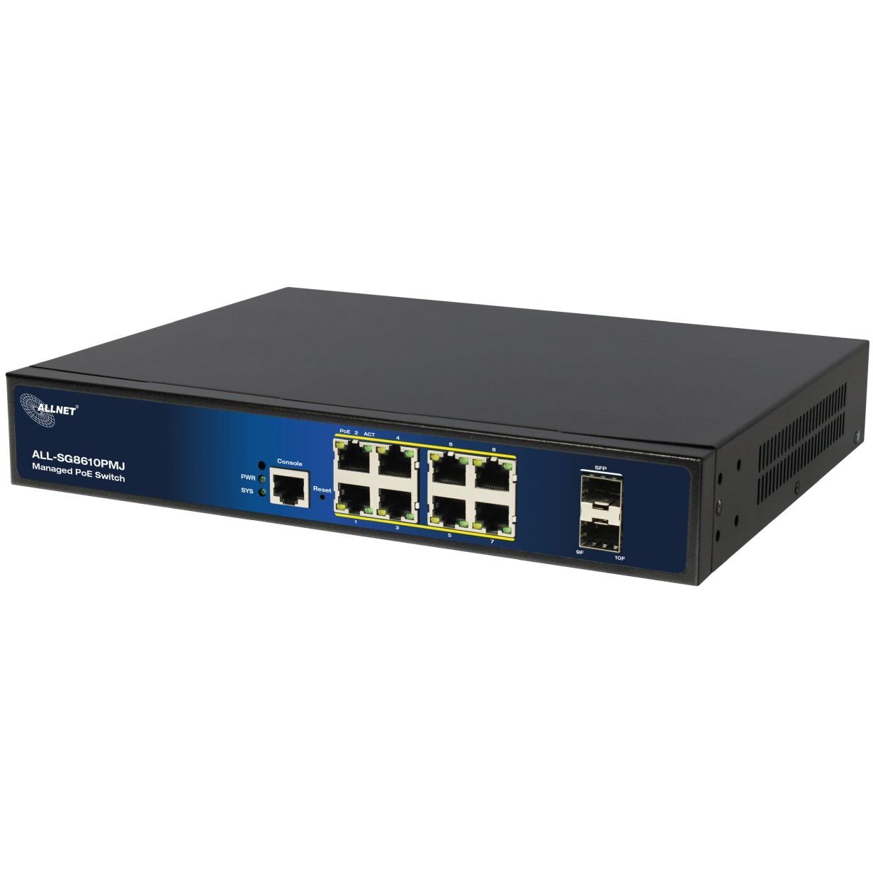 Allnet 8+2P ALLNET ALL-SG8610PMJ POE M