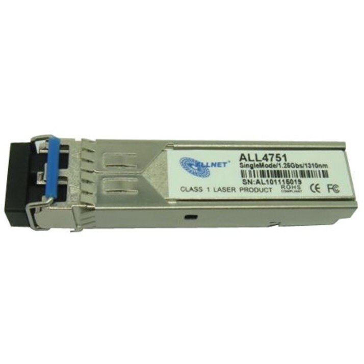 Allnet ALLNET Switch Modul ALL4751 SFP(Mini-GBIC), 1000Mbit, LX/LC, 10Km SINGLE-MODE