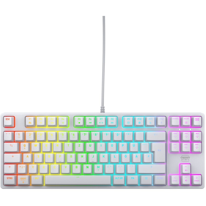 Cherry CHERRY XTRFY K4V2 TKL keyboard. white