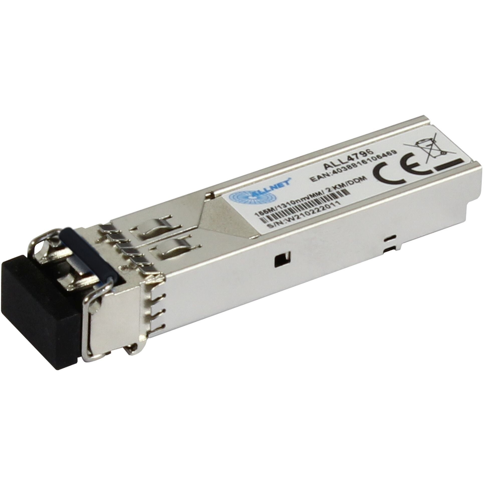 Allnet ALLNET Switch Modul ALL4796 SFP(Mini-GBIC), 100Mbit, FX/LC, 2Km, Multi Mode,