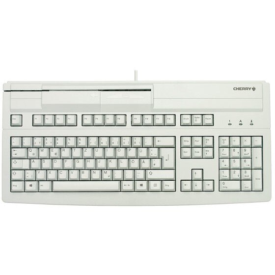 Cherry Cherry MultiBoard V2 G80-8000 - Tastatur - USB Deutsch Hellgrau