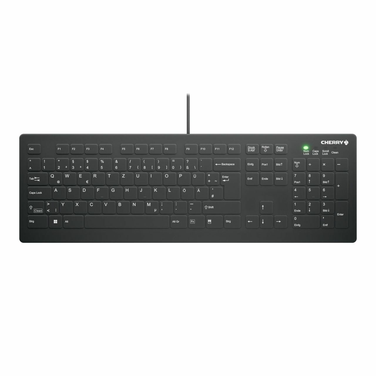 Cherry Cherry Keyboard AK-C8112 Medical corded [DE] black kabelgebunden