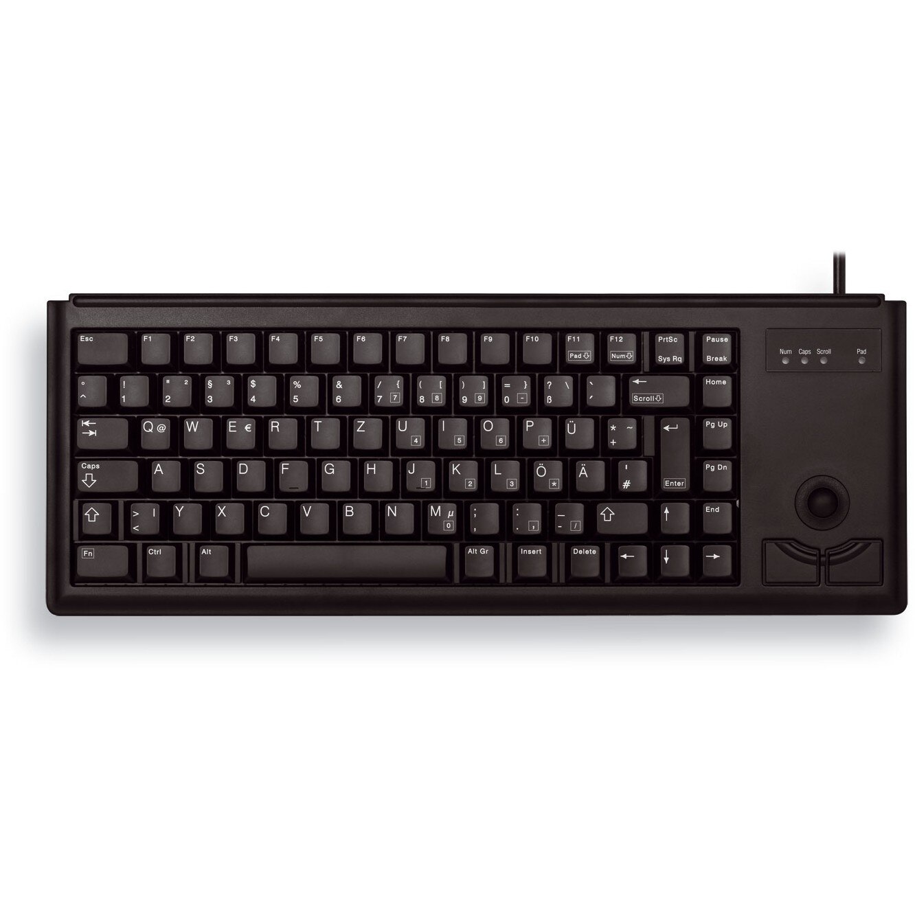 Cherry Cherry G84-4400 LPBDE-2 PS/2 black