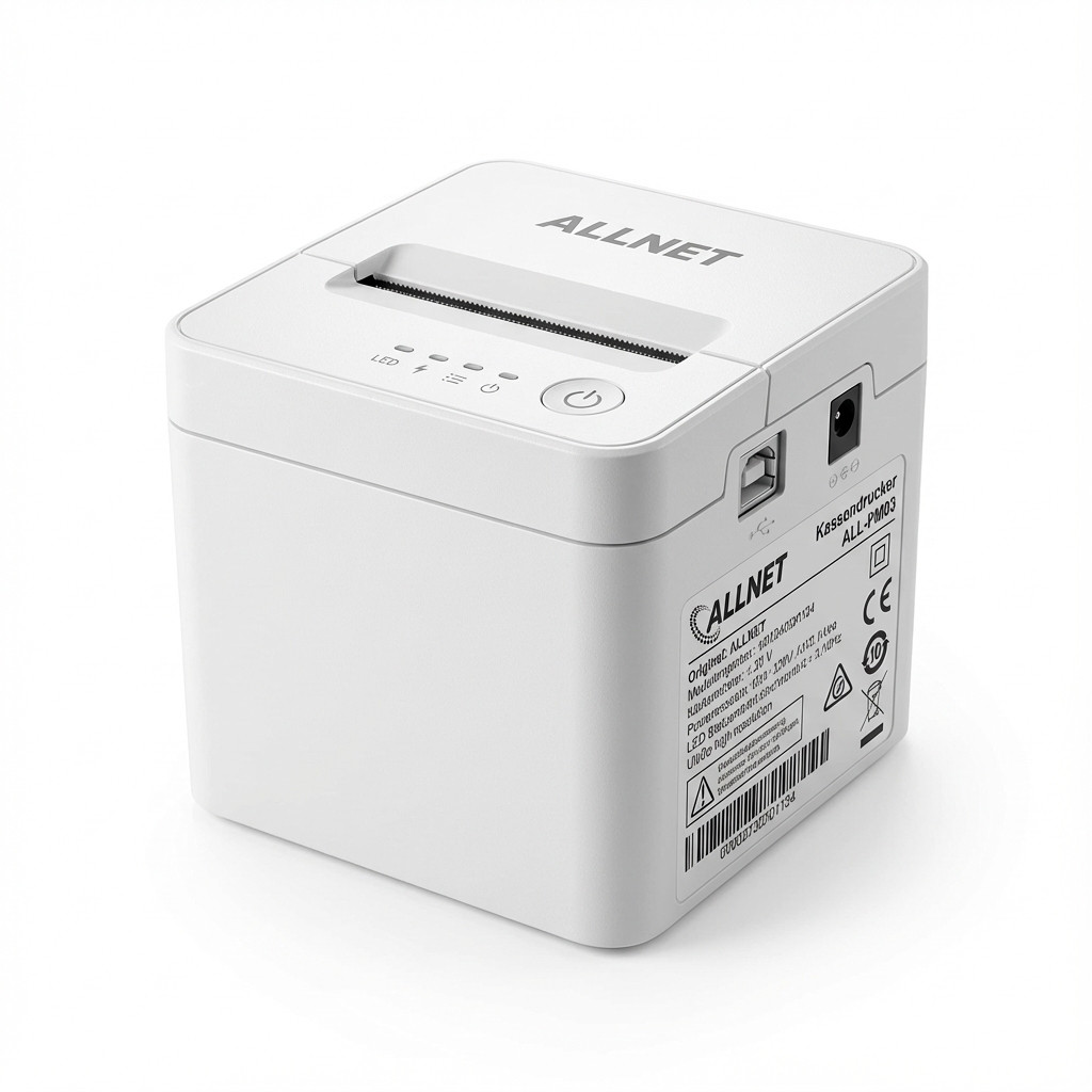 Allnet ALLNET Kasse ALLNET Mobildrucker/Kassendrucker ALL-PM03. USB / Bluetooth 58 mm. schwarz