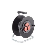 Bachmann Kabeltrommel Kunststoff ohne Kabel 396.183 3xSteckdosen Tragerahm