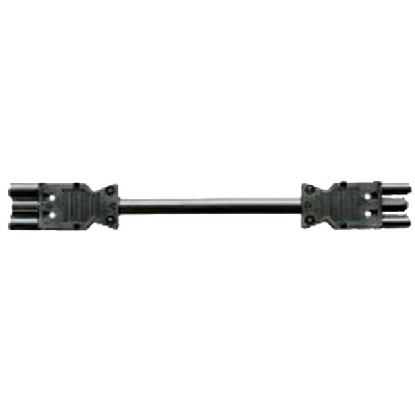Bachmann Bachmann Verbindungskabel 3-polig H05Z1Z1-F 375.082 1,5qmm L2000mm schwarz