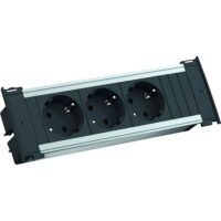 Bachmann Steckdosenleiste 3-fach schwarz 0,2m 35° KAPSA 927.050 1,5qmm
