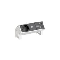 Bachmann Steckdosenleiste 1-fach alu 0,2m 902.380 35° IP20 1,5qmm