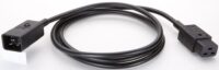 Bachmann Netzanschlussleitung 2m 16A schwarz 356.174 3x1,5qmm IP20 0-70°C PVC