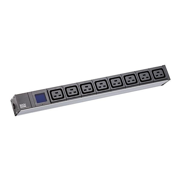 Bachmann Bachmann Rack-Stromverteilung 1HE 8xC19 BN0500 800.2154 230V mit Display