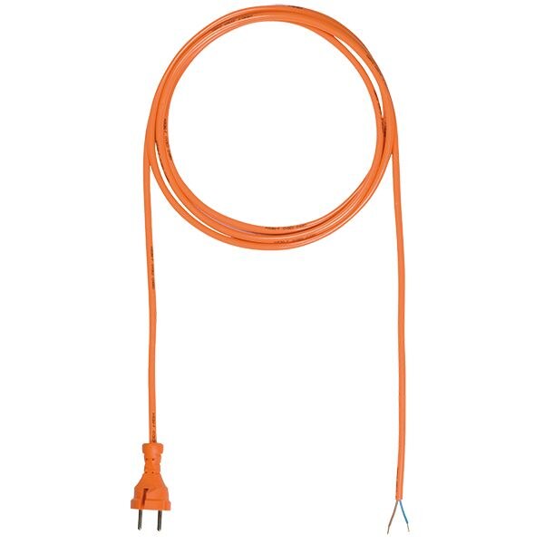 Bachmann Bachmann Netzanschlussleitung 5m 2x1qmm 244.876 10A or IP20 Profilstecker PUR
