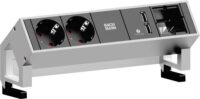 Bachmann Steckdosenleiste weiß 1xUSB 0,2m 902.228 45° IP20 1,5qmm