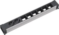 Bachmann Steckdosenleiste 2/6-fach schwarz 35° CONFERENCE 909.005 IP20