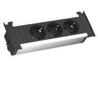 Bachmann Steckdosenleiste 3-fach schwarz 2m 35° KAPSA 927.000 1,5qmm