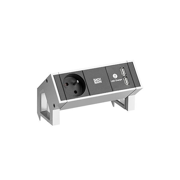 Bachmann Bachmann Steckdosenleiste Edelstahl 0,2m 35° 902.5711 IP20 1,5qmm