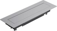 Bachmann Multi-Tischsteckdose si Aluminium 925.801 Einbaurahmen