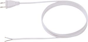 Bachmann Bachmann Netzanschlussleitung 3m 2,5A schwarz 202.185 2x0,75qmm IP20 Euro-Steck PVC