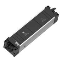 Bachmann Multi-Tischsteckdose Aufb schwarz 906.2056 Aluminium ÜSS