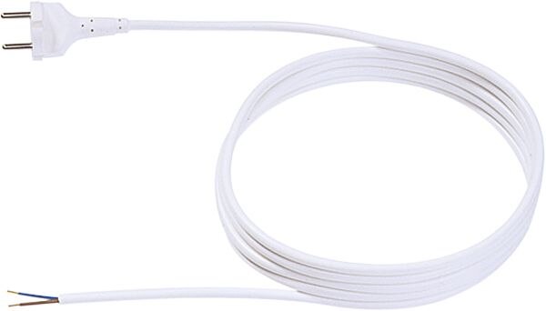 Bachmann Bachmann Netzanschlussleitung 3m 2x1qmm 241.175 10A schwarz IP20 Profilstecker PVC