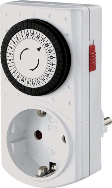 Bachmann Bachmann Steckdosenschaltuhr IP20 Tage 852.104 analog 250V 16A 30min